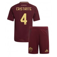 AS Roma Bryan Cristante #4 Replika babykläder Hemmaställ Barn 2024-25 Kortärmad (+ korta byxor)